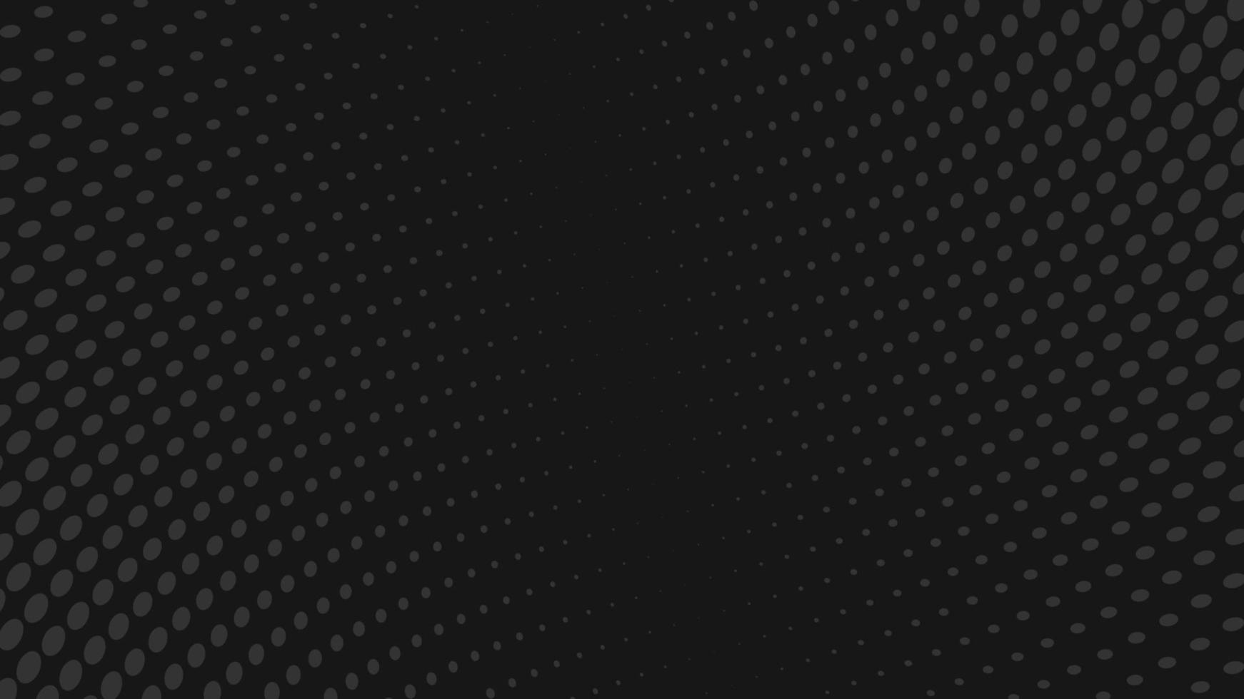 sfondo nero con design a linea di punti. illustrazione vettoriale. vettore