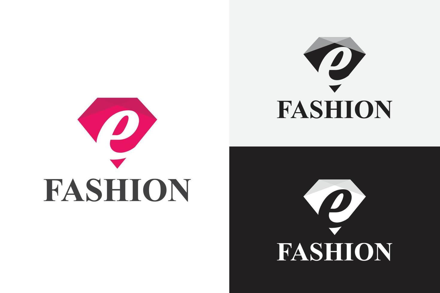 modello di progettazione del logo di moda vettore