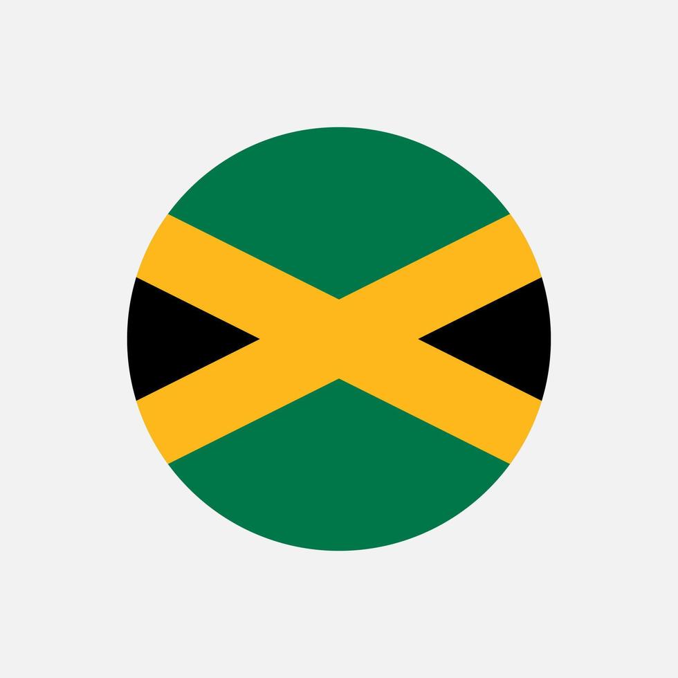 paese giamaica. bandiera della Giamaica. illustrazione vettoriale. vettore
