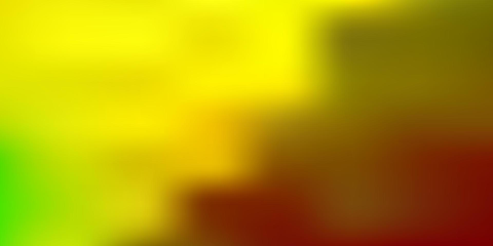 modello di sfocatura sfumatura vettoriale rosso chiaro, giallo.