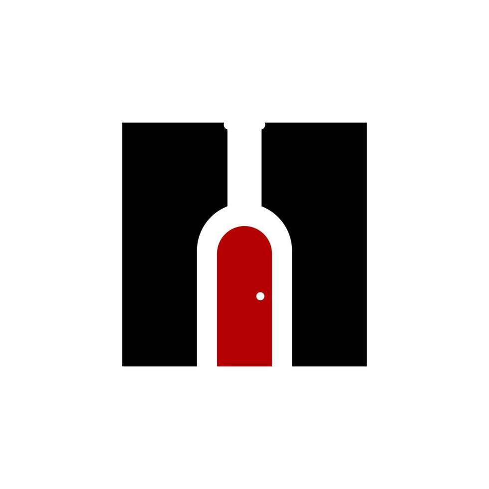 modello vettoriale di design del logo del vino