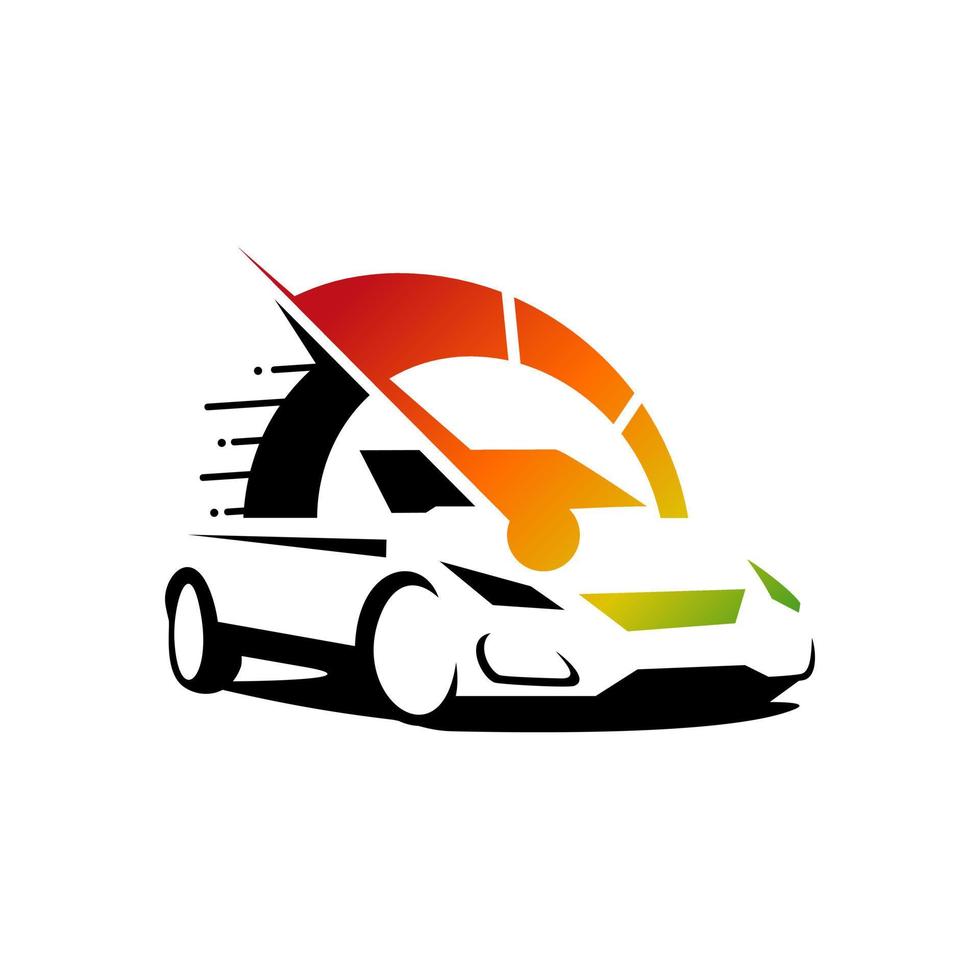 modello di progettazione del logo di velocità vettore
