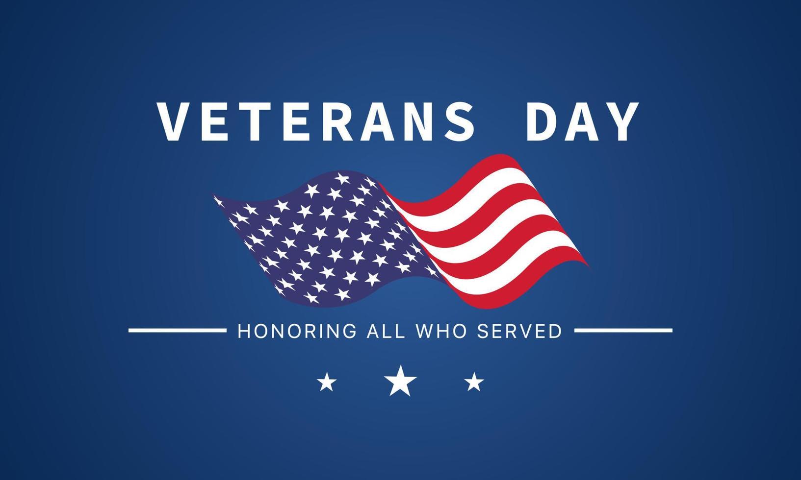 giorno dei veterani. onorando tutti coloro che hanno servito. 11 novembre. illustrazione vettoriale