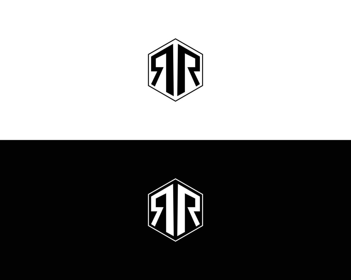 logo della lettera rr e design dell'elemento vettoriale icona