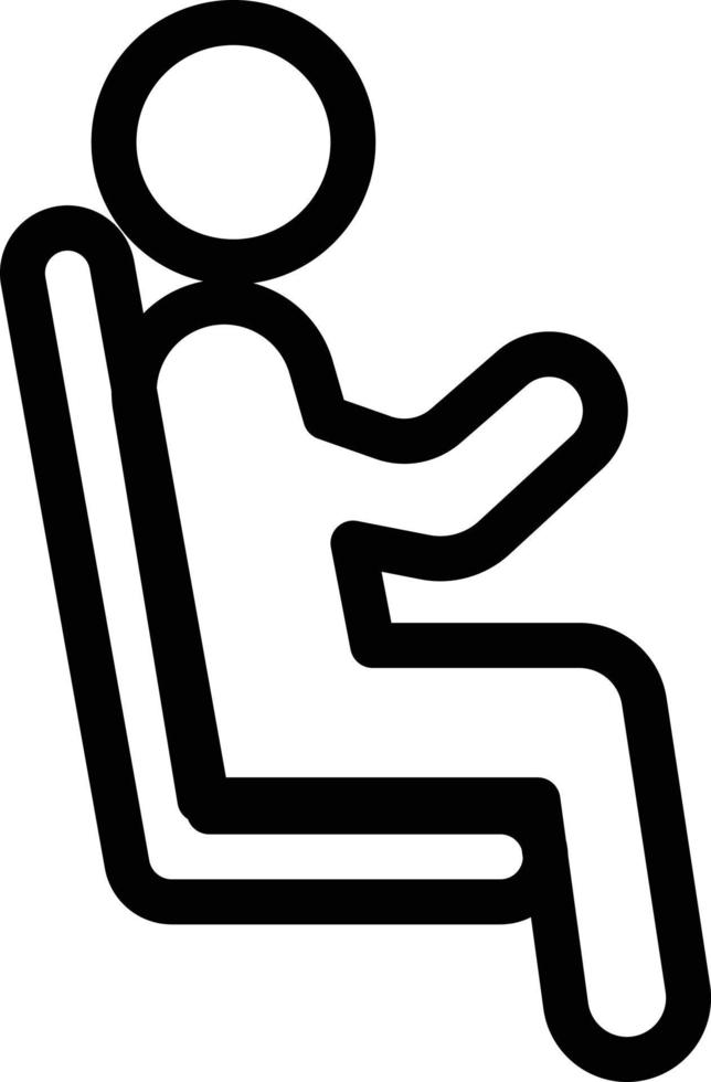 illustrazione vettoriale del sedile su uno sfondo. simboli di qualità premium. icone vettoriali per il concetto e la progettazione grafica.