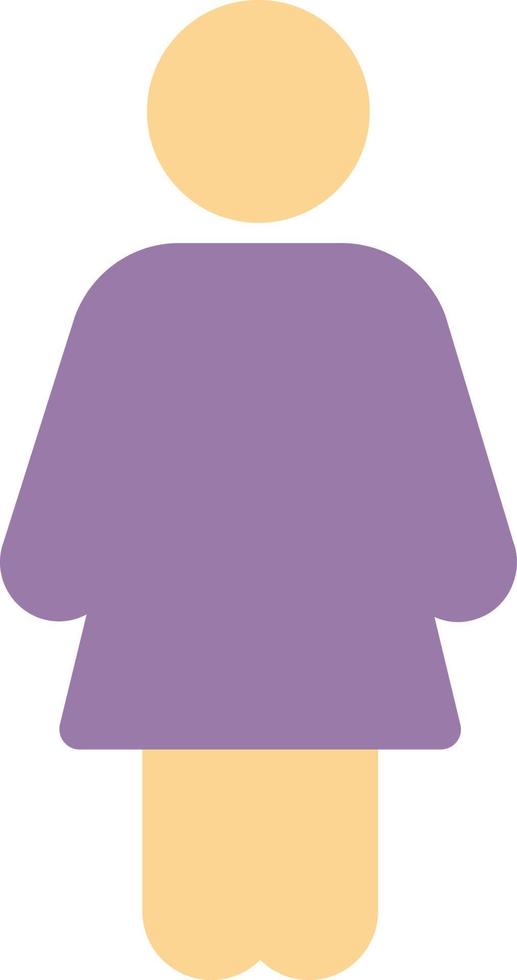 illustrazione vettoriale ragazza su uno sfondo. simboli di qualità premium. icone vettoriali per il concetto e la progettazione grafica.
