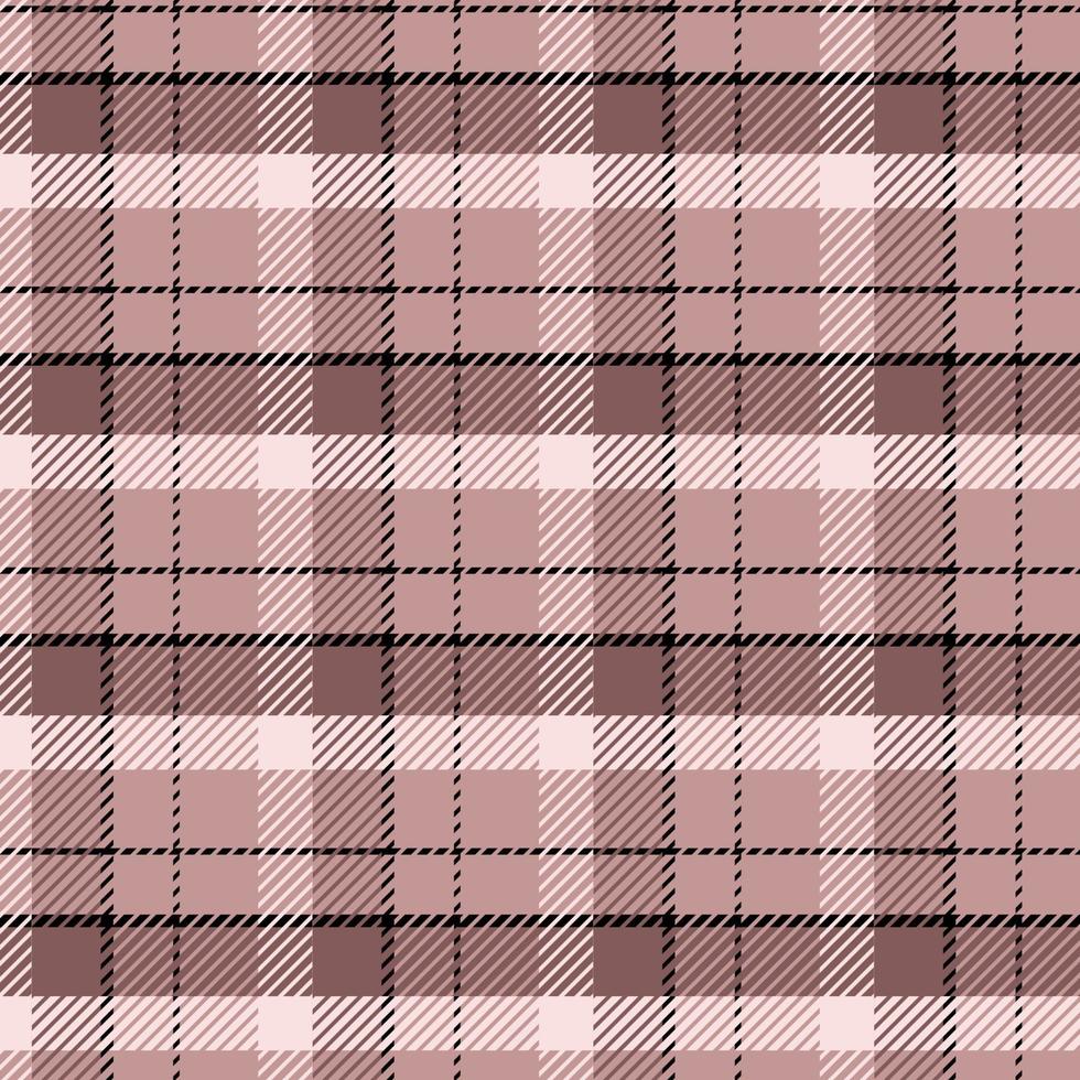 plaid check patten in marrone navy, grigio, arancione, nero e bianco. Tessuto senza cuciture per la stampa. vettore