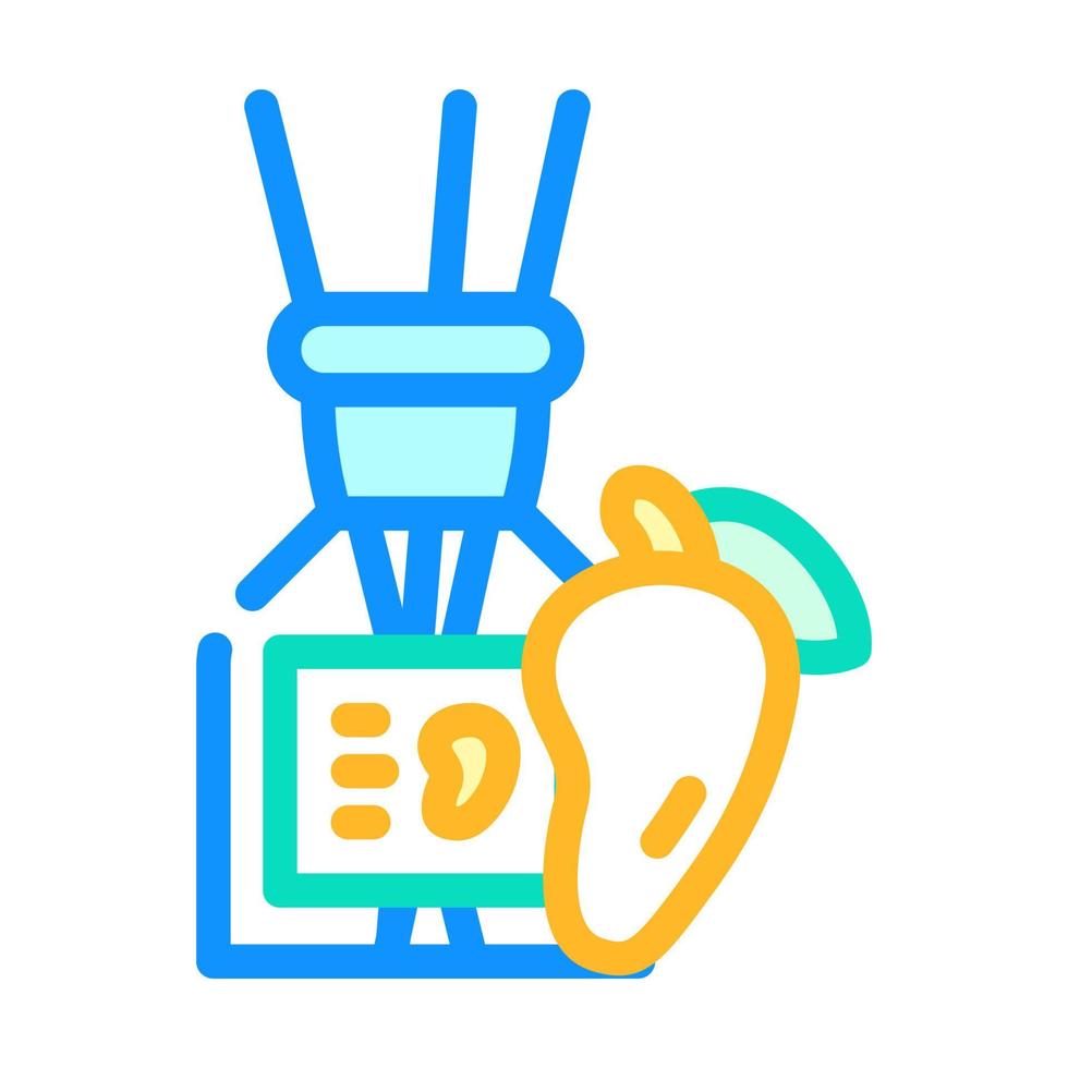 illustrazione vettoriale dell'icona del colore del mango del diffusore di aromi