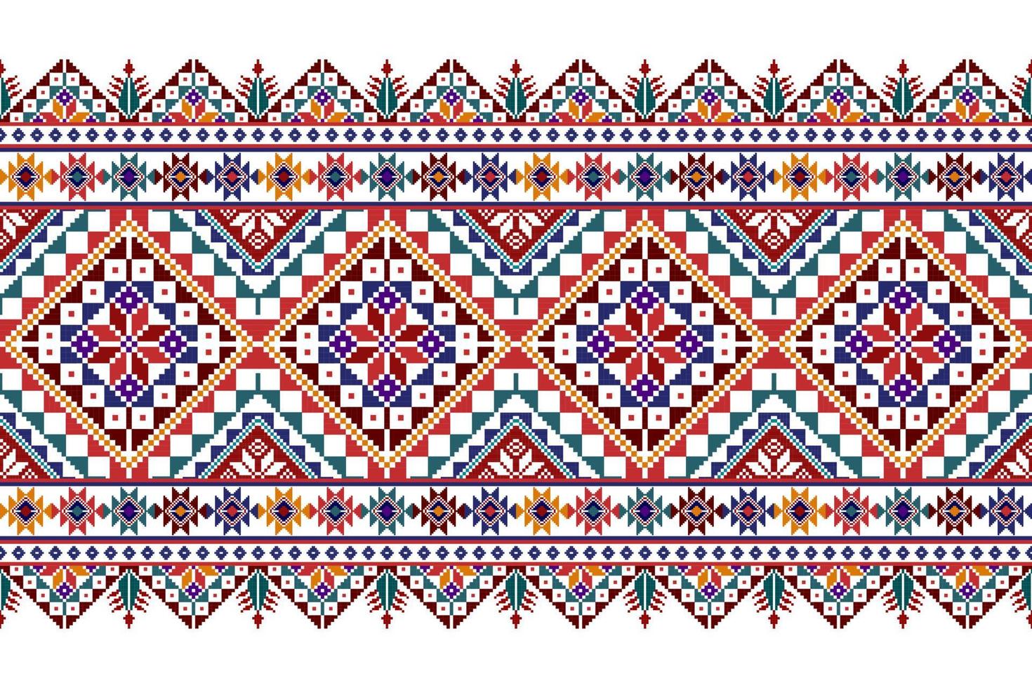 tartreez palestinese astratto geometrico etnico tessile modello design. tappeto in tessuto azteco ornamenti mandala decorazioni tessili carta da parati. ricamo tradizionale tessile senza cuciture nativo boho tribale vettore