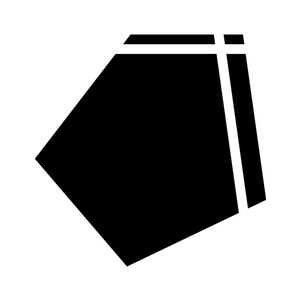 tasca applicata per l'illustrazione vettoriale dell'icona del glifo da lavoro