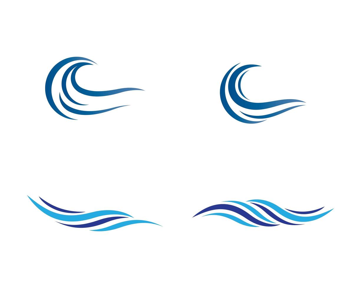 disegno di simbolo dell'onda vettore