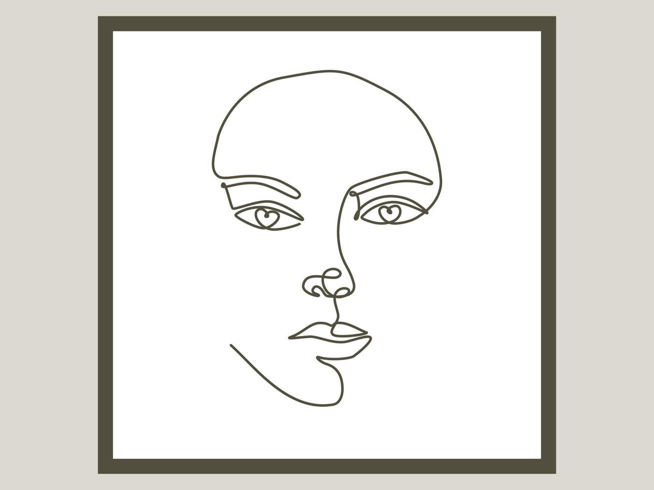 donna faccia un disegno a tratteggio. disegno a linea continua art. illustrazione della linea vettoriale. opera d'arte di disegno bianco nero minimalista vettore