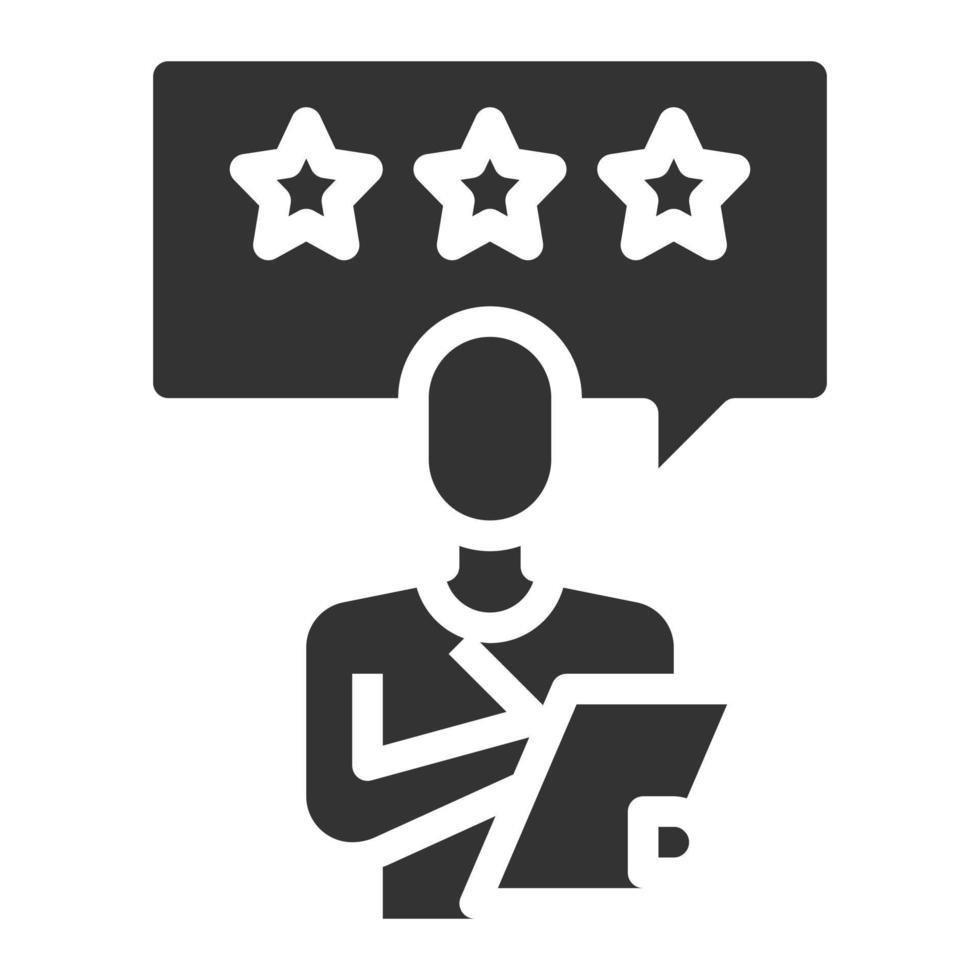 feedback icona illustrazione vettoriale, affari vettore