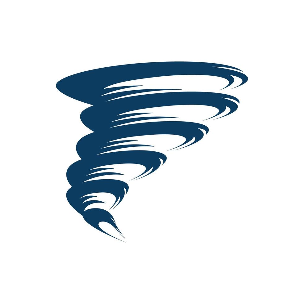 Tornado twister logo icona disegno vettoriale
