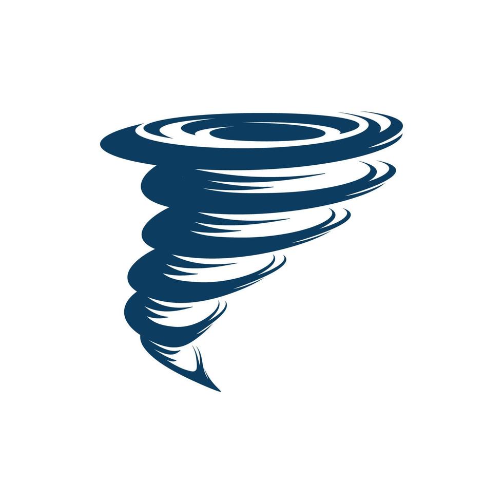 Tornado twister logo icona disegno vettoriale