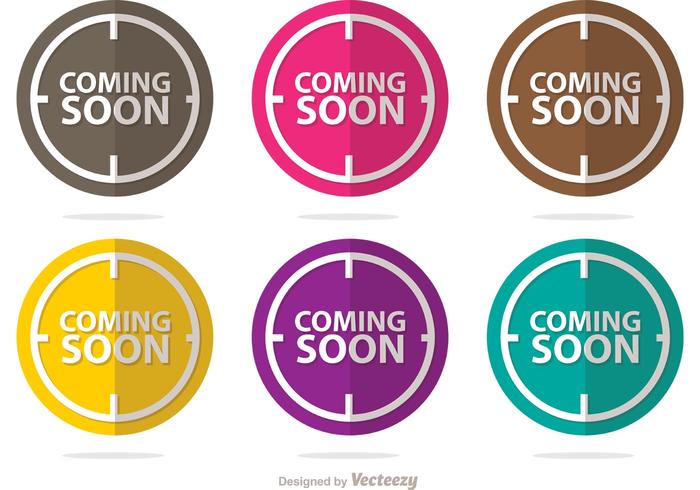 Coming Soon Pack di vettori