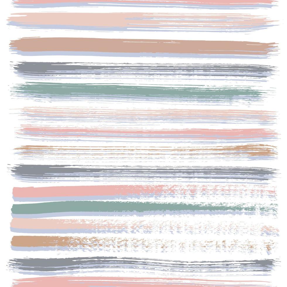 illustrazione vettoriale senza giunture disegnata a mano di campioni di texture di linee di pennellate