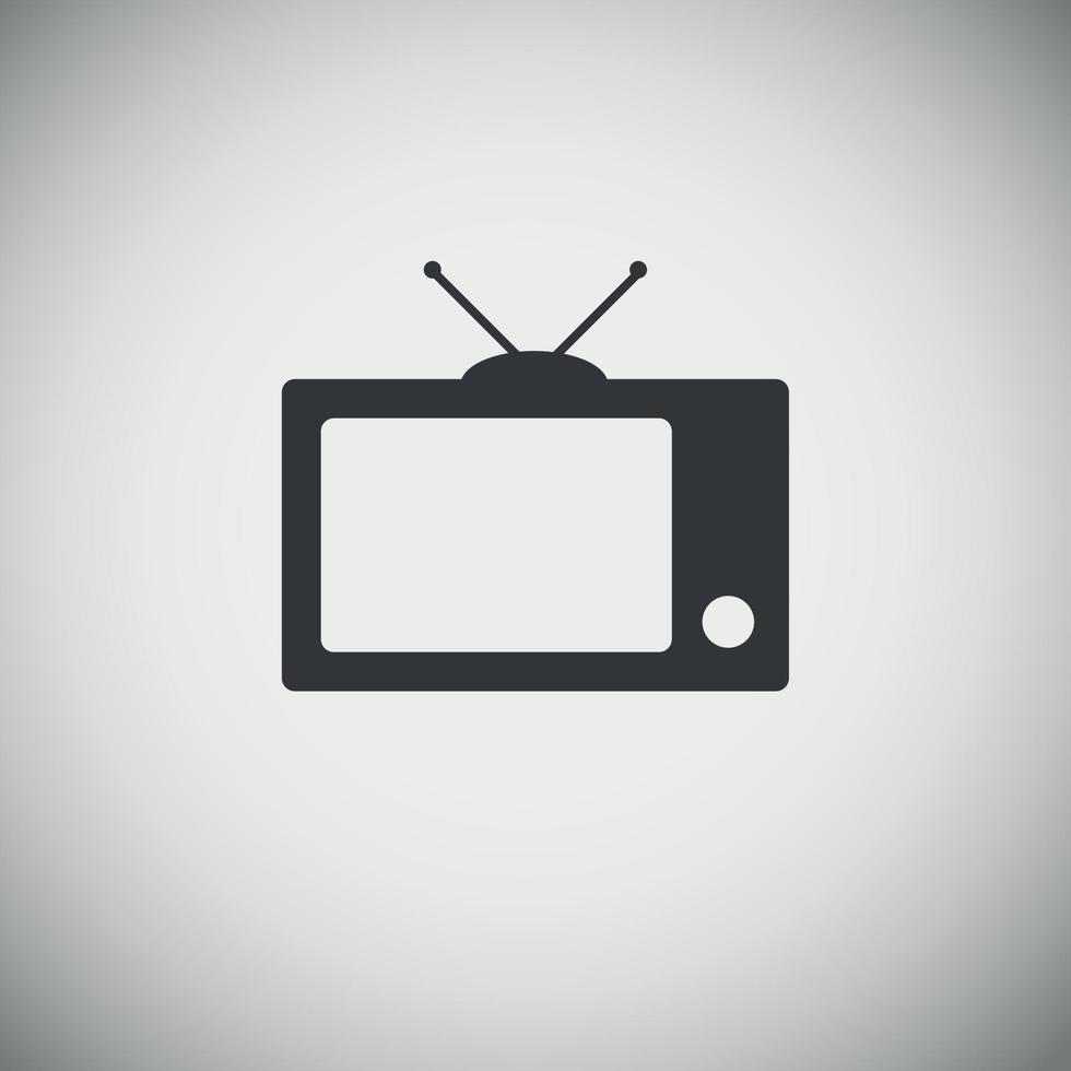 icone dell'applicazione in legno tv vettore