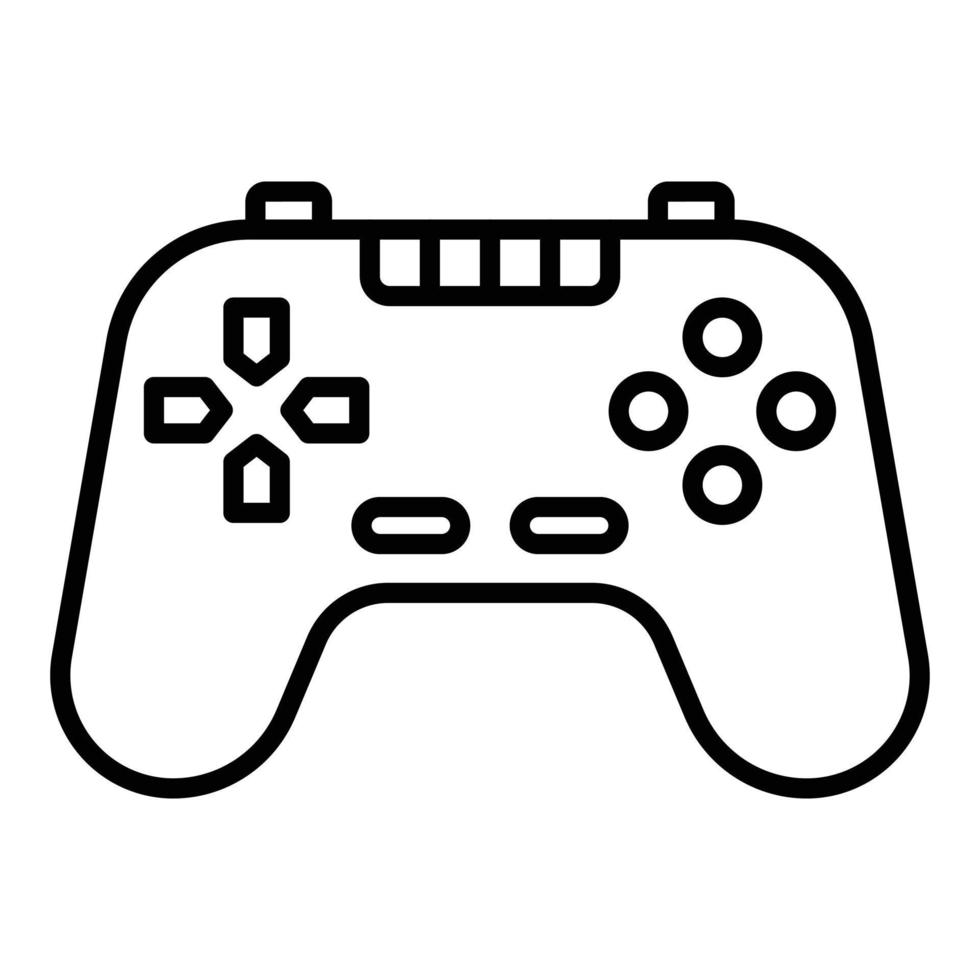 stile icona console di gioco vettore