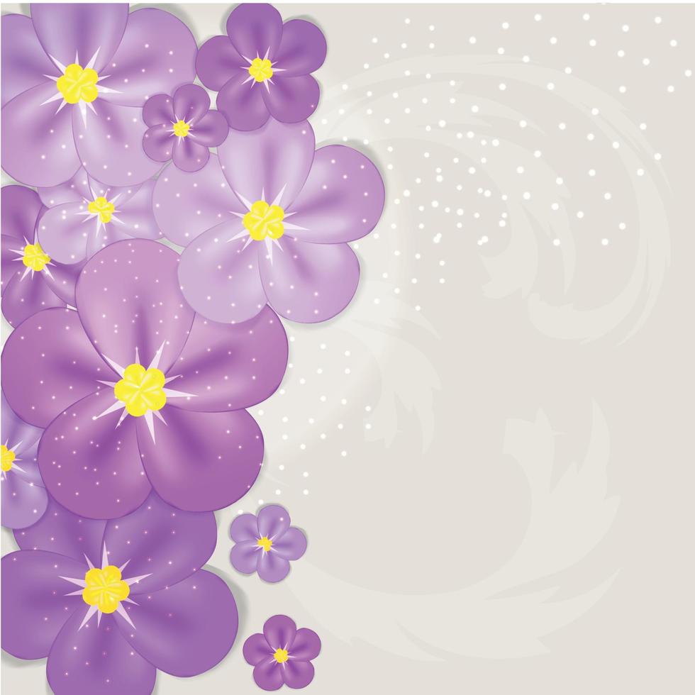 astratto sfondo colorato con fiori. illustrazione vettoriale