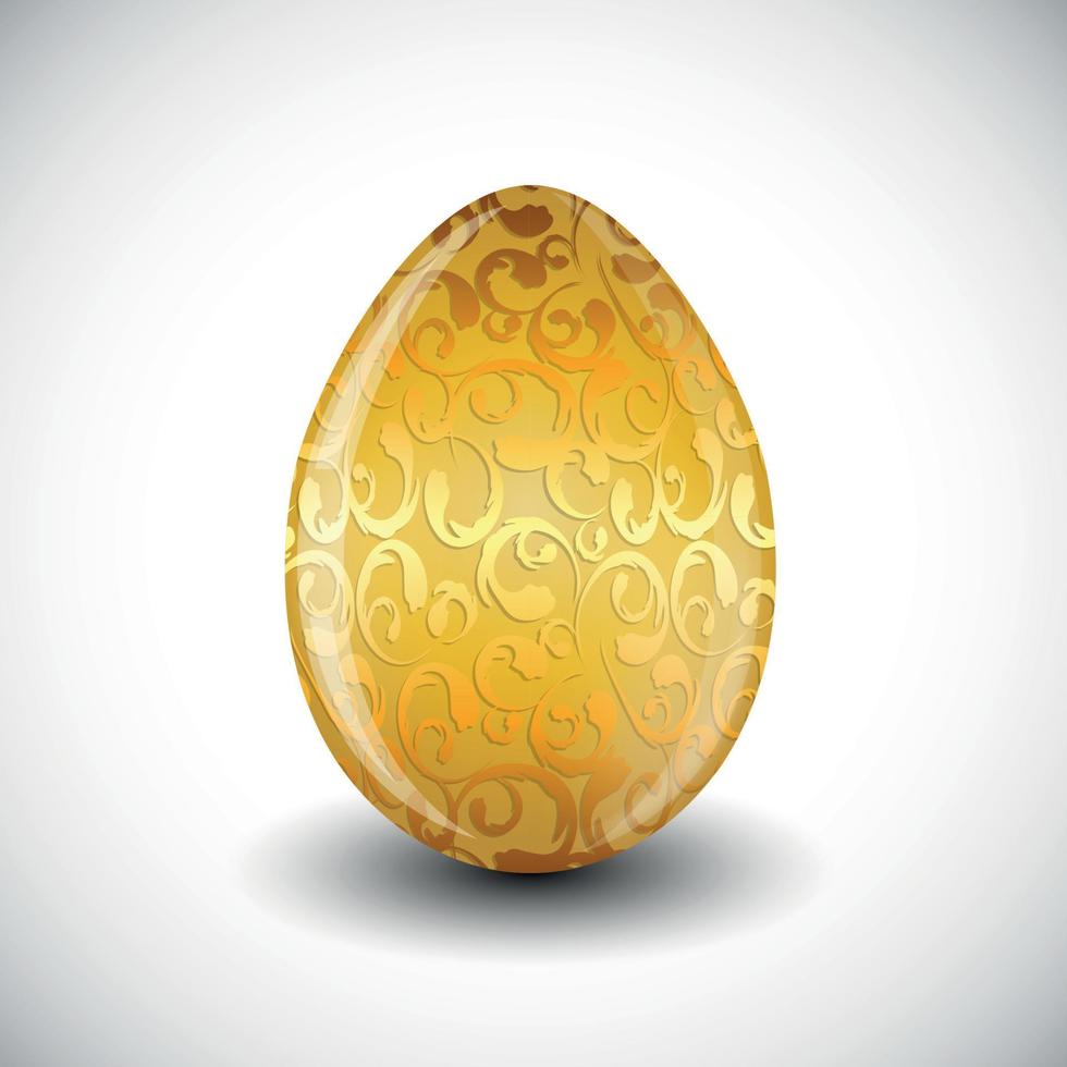 bella illustrazione vettoriale di uovo di Pasqua