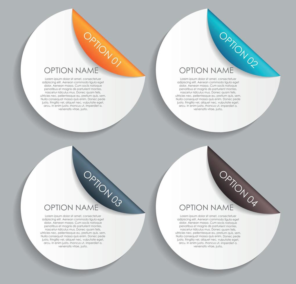 elementi di design infografico per la tua illustrazione vettoriale di affari.