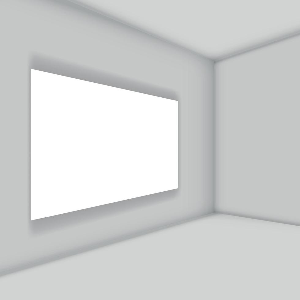 illustrazione vettoriale astratta dello schermo bianco