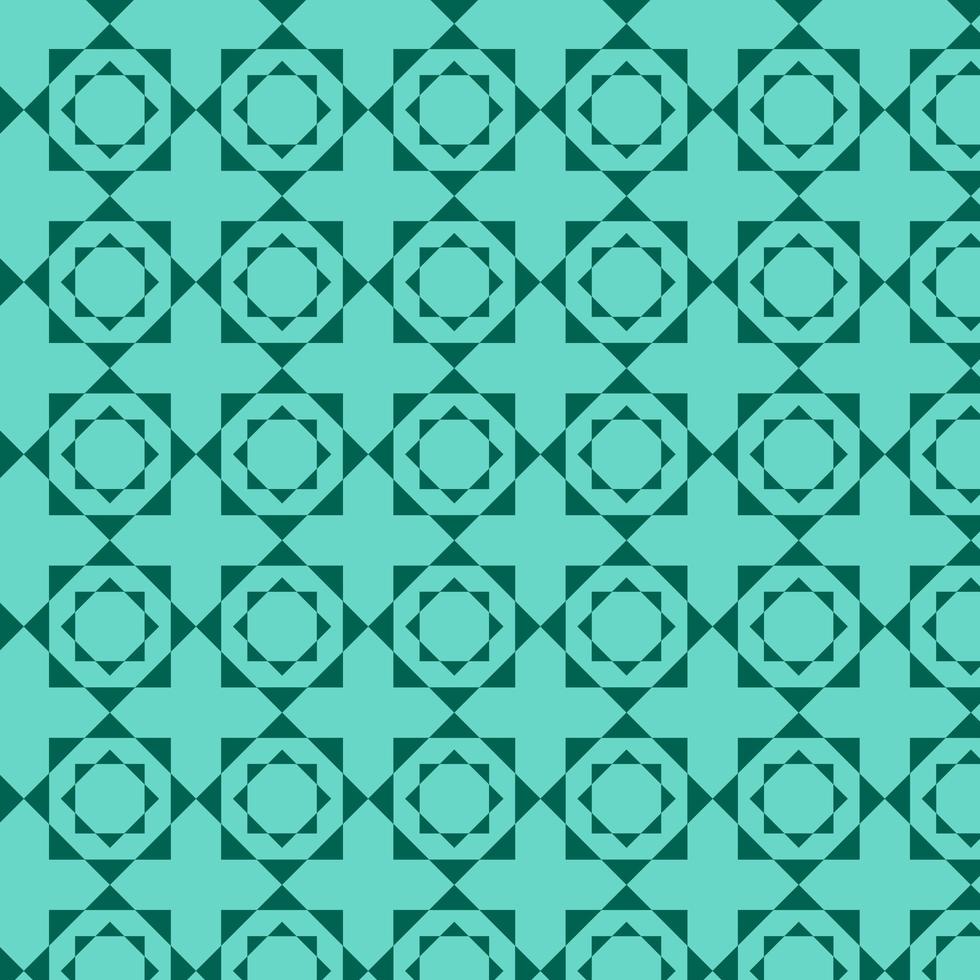 modello di forme geometriche verde blu chiaro vettore
