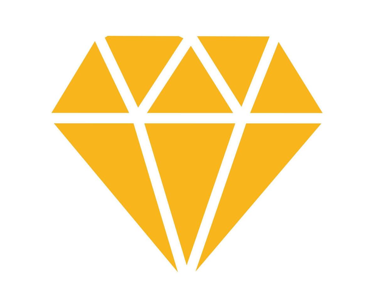 icona a forma di diamante o design simbolo vettore