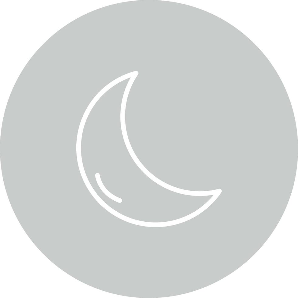 icona del vettore luna che può essere facilmente modificata o modificata