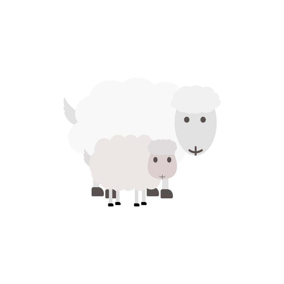 disegno dell'illustrazione dell'elemento di vettore delle pecore
