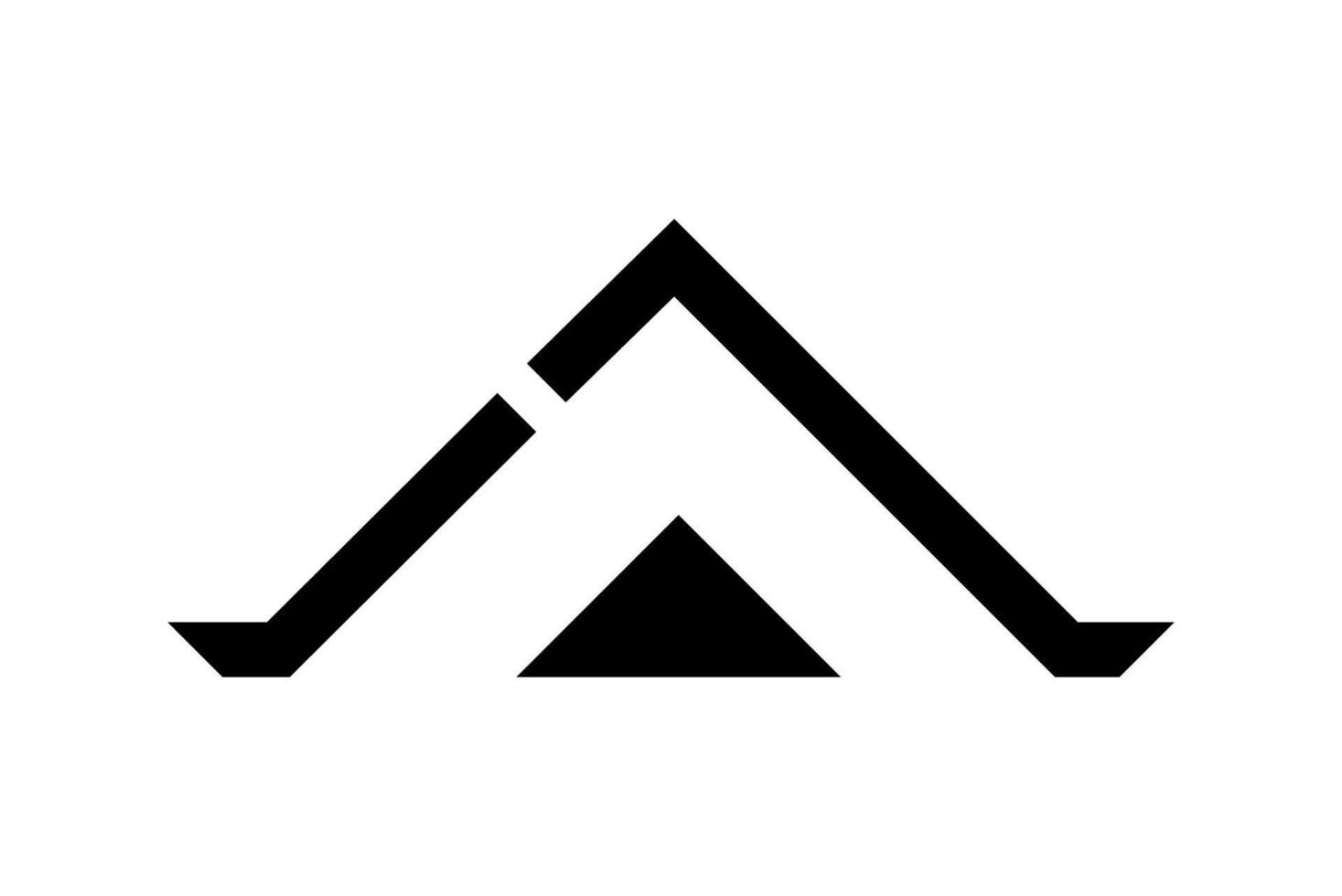modello di logo per coperture, illustrazione vettoriale