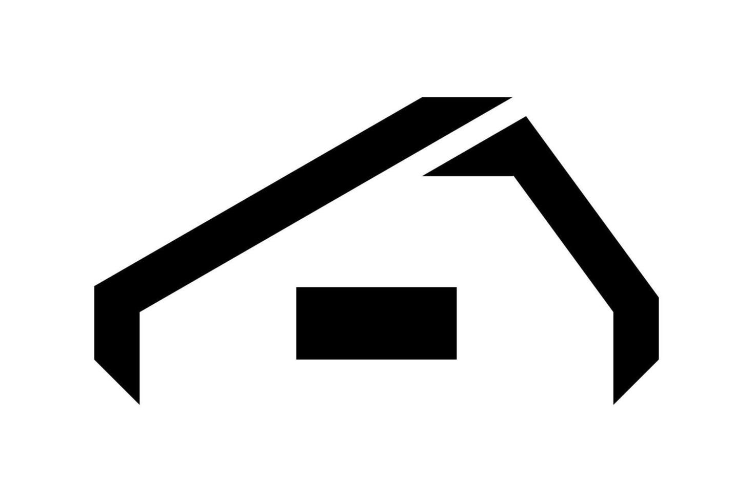 modello di logo per coperture, illustrazione vettoriale