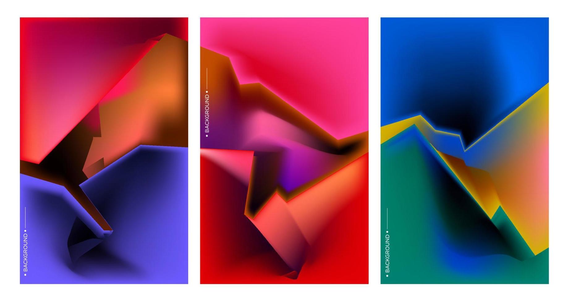 sfondo fluido e geometrico astratto colorato. illustrazione dello sfondo dello spazio e della galassia. modello di banner vettoriale. vettore
