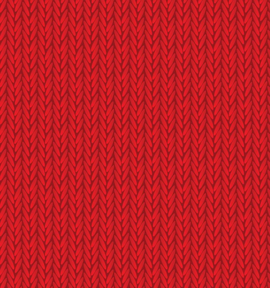priorità bassa di struttura del maglione rosso. illustrazione vettoriale. vettore