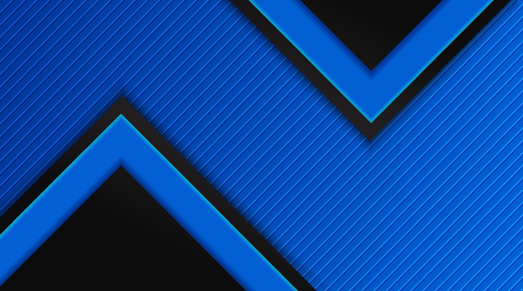 sfondo astratto striscia blu con triangolo vettore
