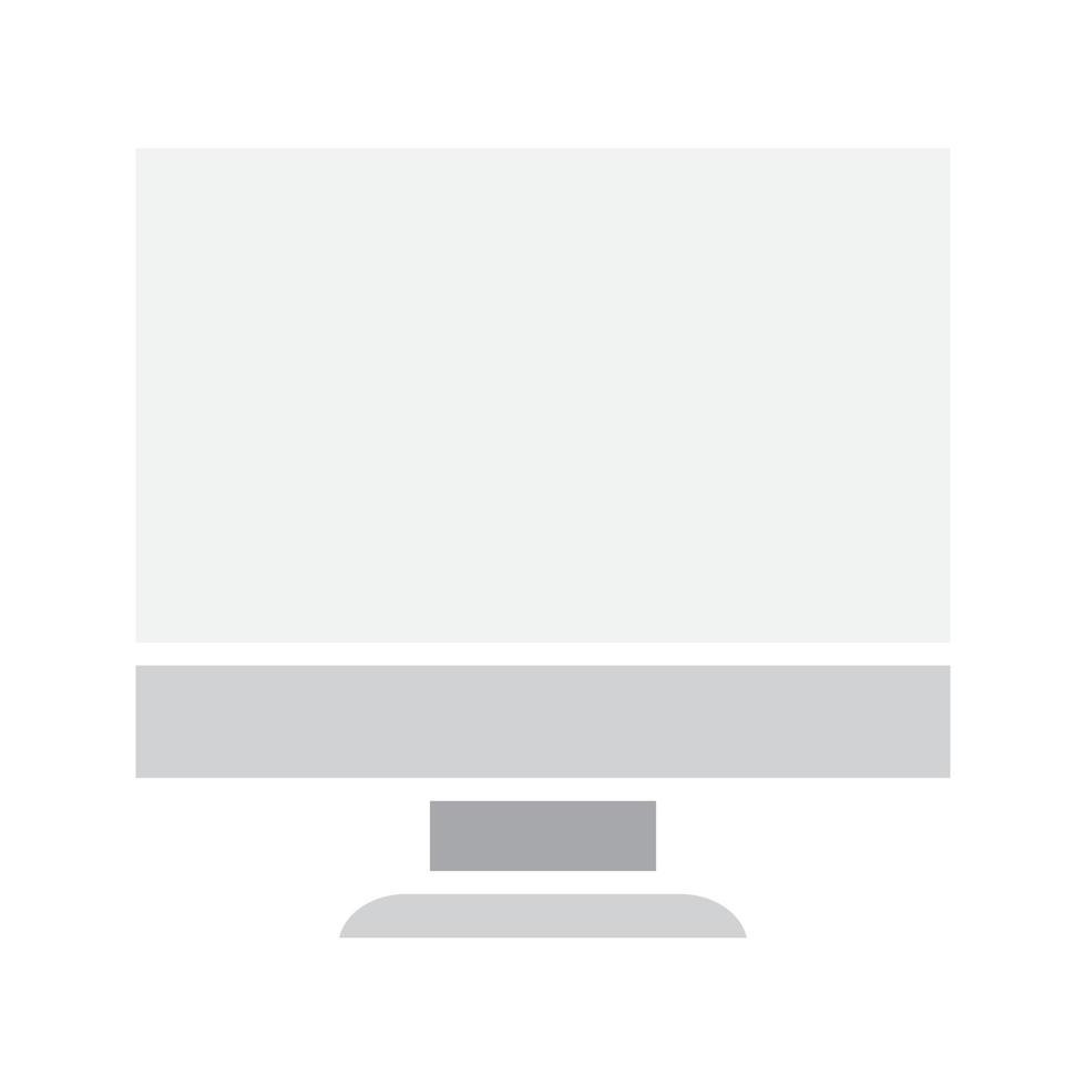 monitor icona vettore per la presentazione del simbolo del sito Web