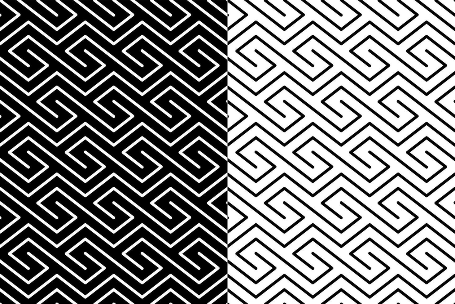 linee minimali senza giunte geometriche astratte sfondo bianco e nero di struttura del modello vettore