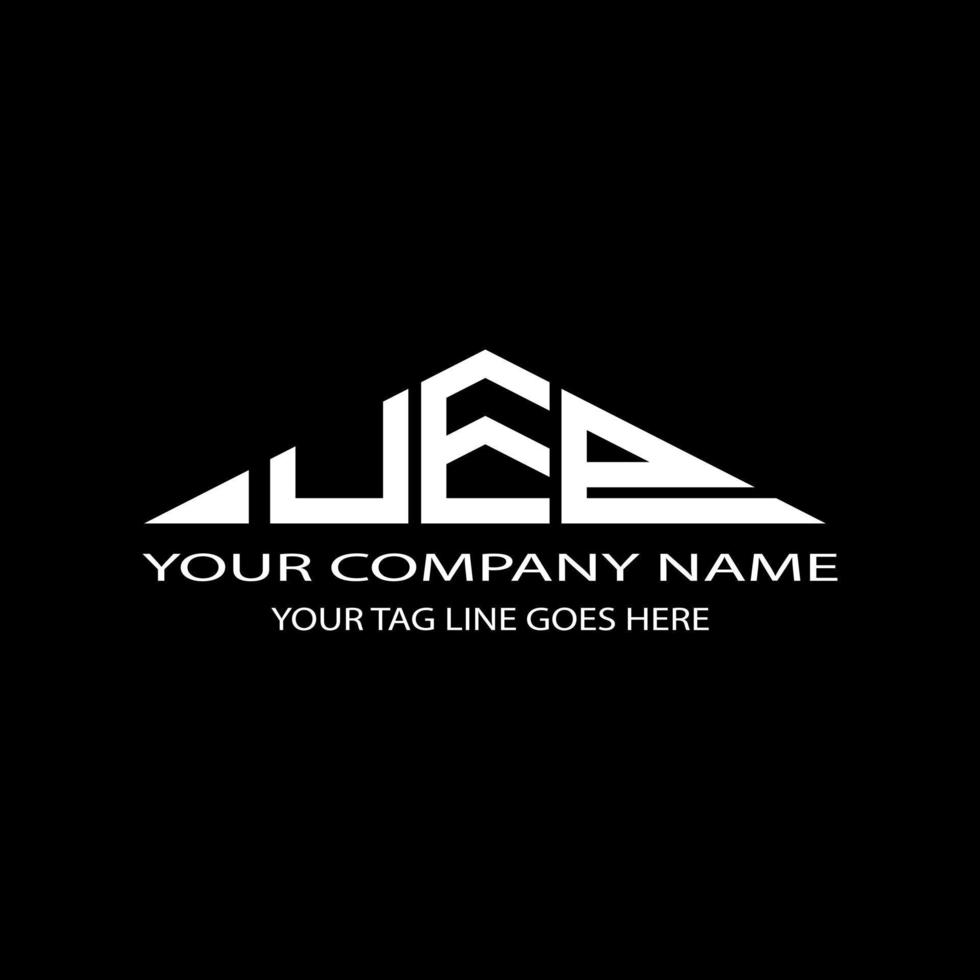 uep lettera logo design creativo con grafica vettoriale