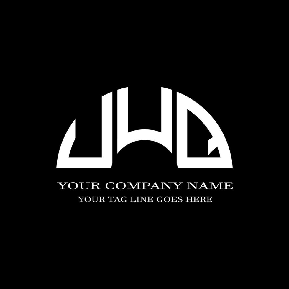 uuq lettera logo design creativo con grafica vettoriale