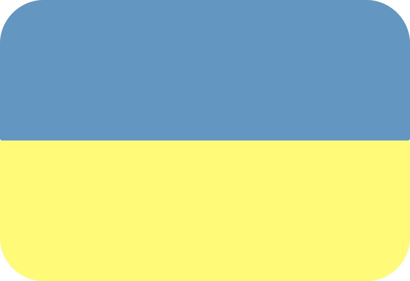 icona della bandiera dell'ucraina. doodle illustrazione vettoriale con bandiera ucraina