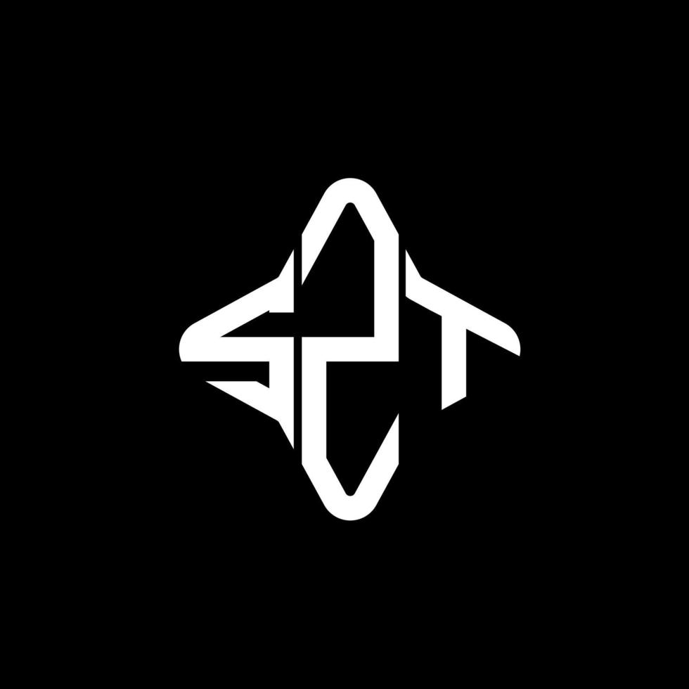 szt lettera logo design creativo con grafica vettoriale