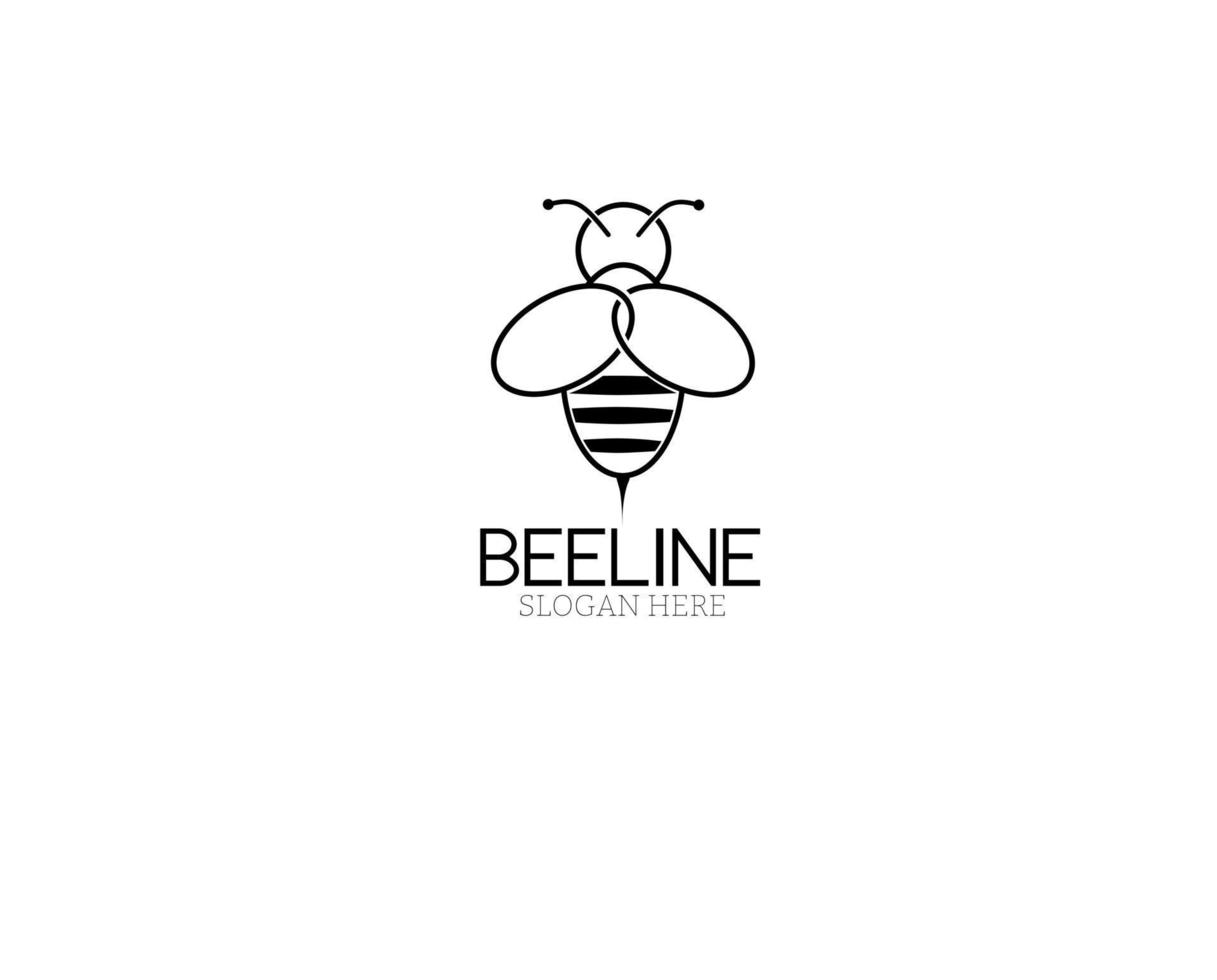 logo semplice linea ape vettore