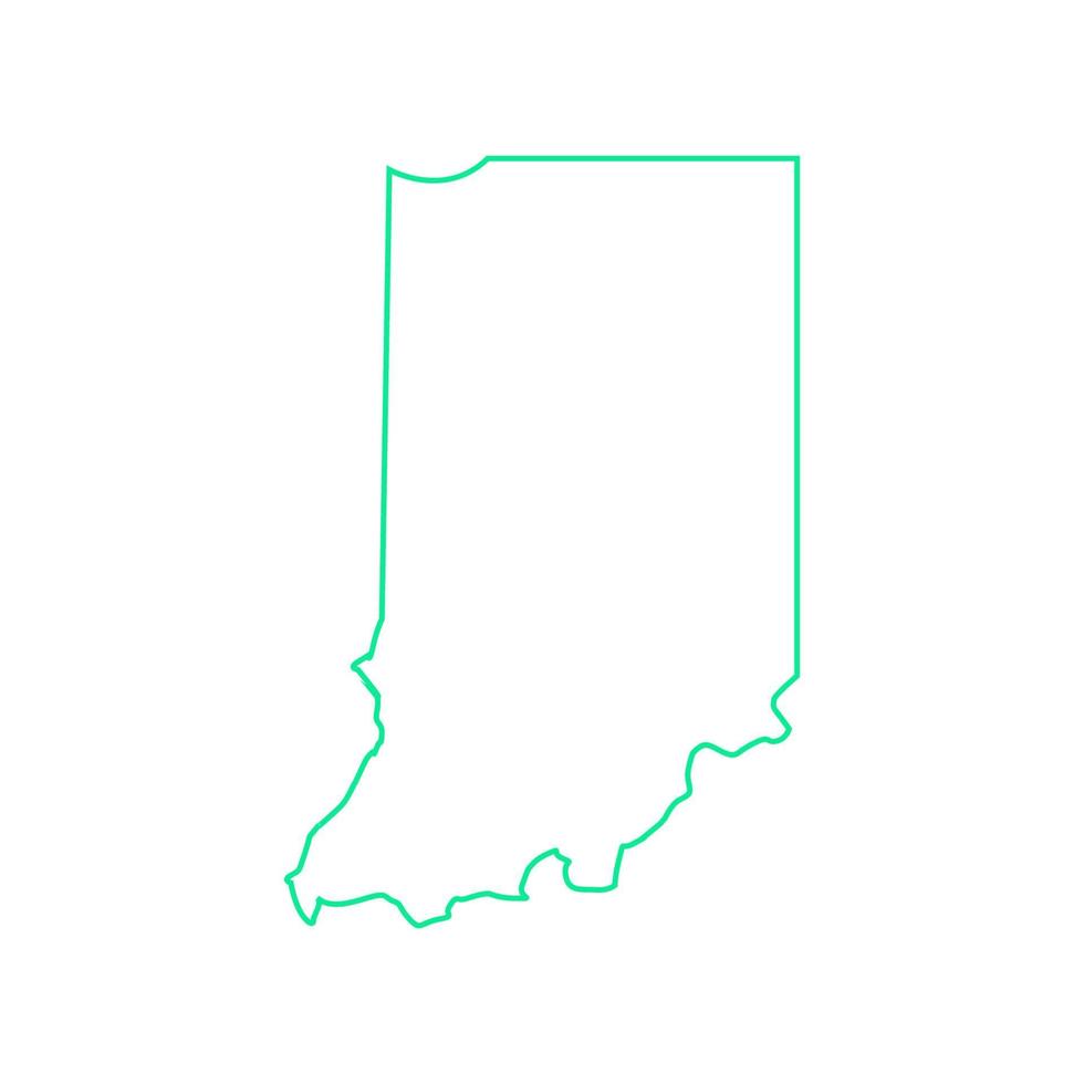 mappa indiana su sfondo bianco vettore