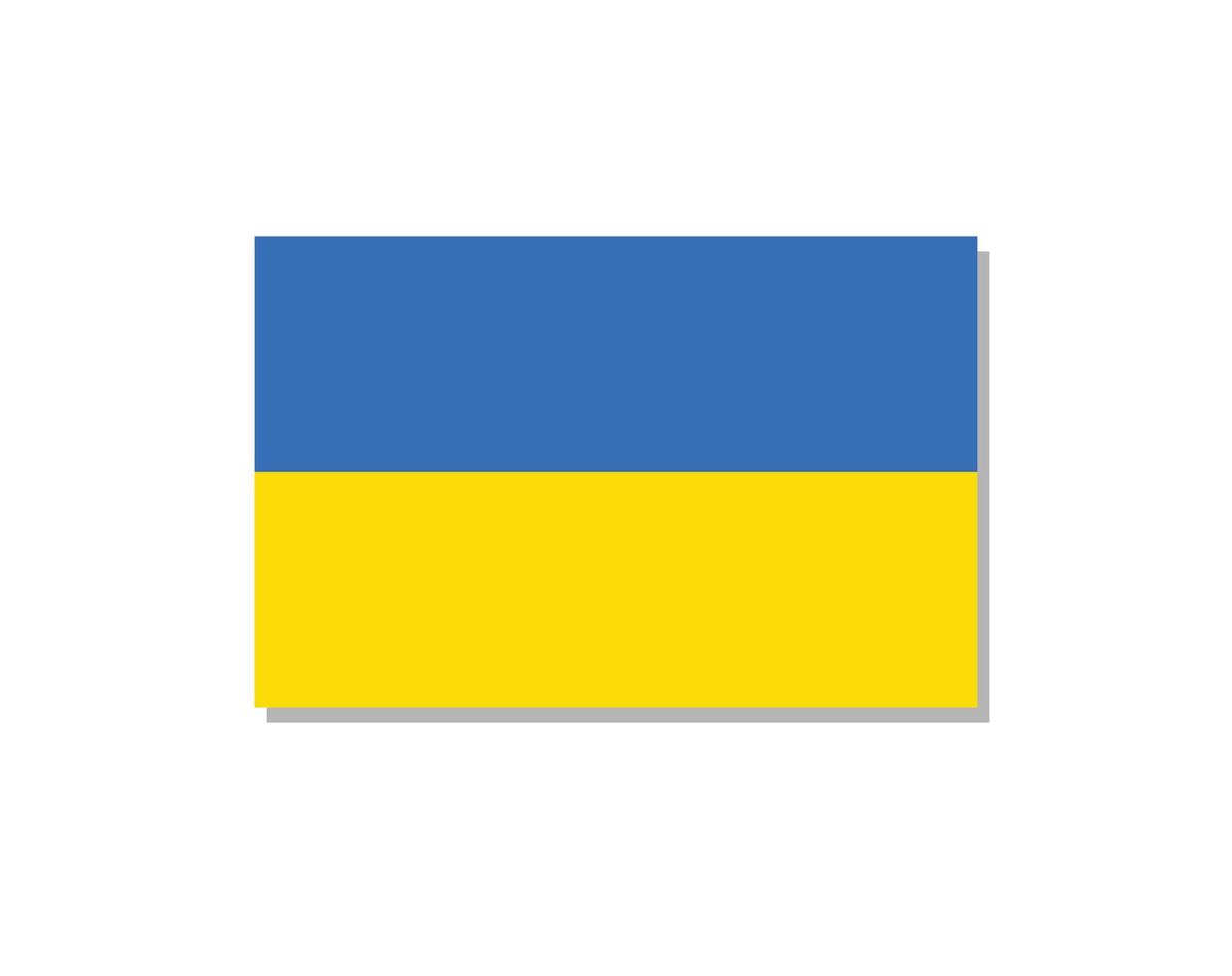 ucraina bandiera icona piatta unità pace sostegno umanità armonia simbolo patriottismo solidarietà democrazia libertà ucraino illustrazione vettore