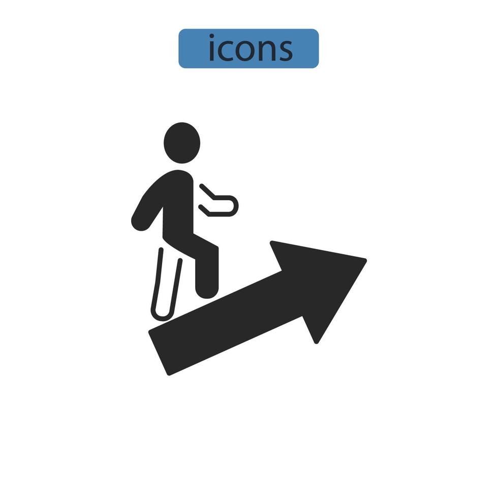 migliorare le icone simbolo elementi vettoriali per il web infografica