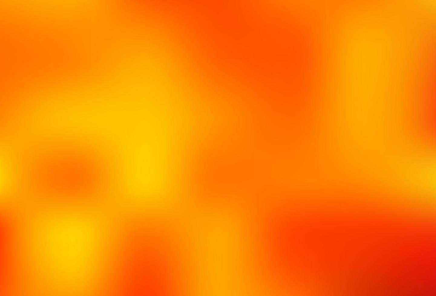 modello di bokeh vettoriale arancione chiaro.