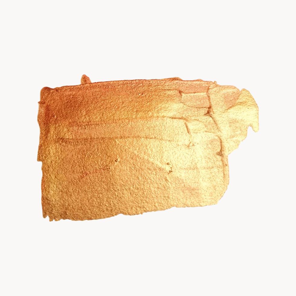 etichetta macchia di vernice blob texture oro. vettore