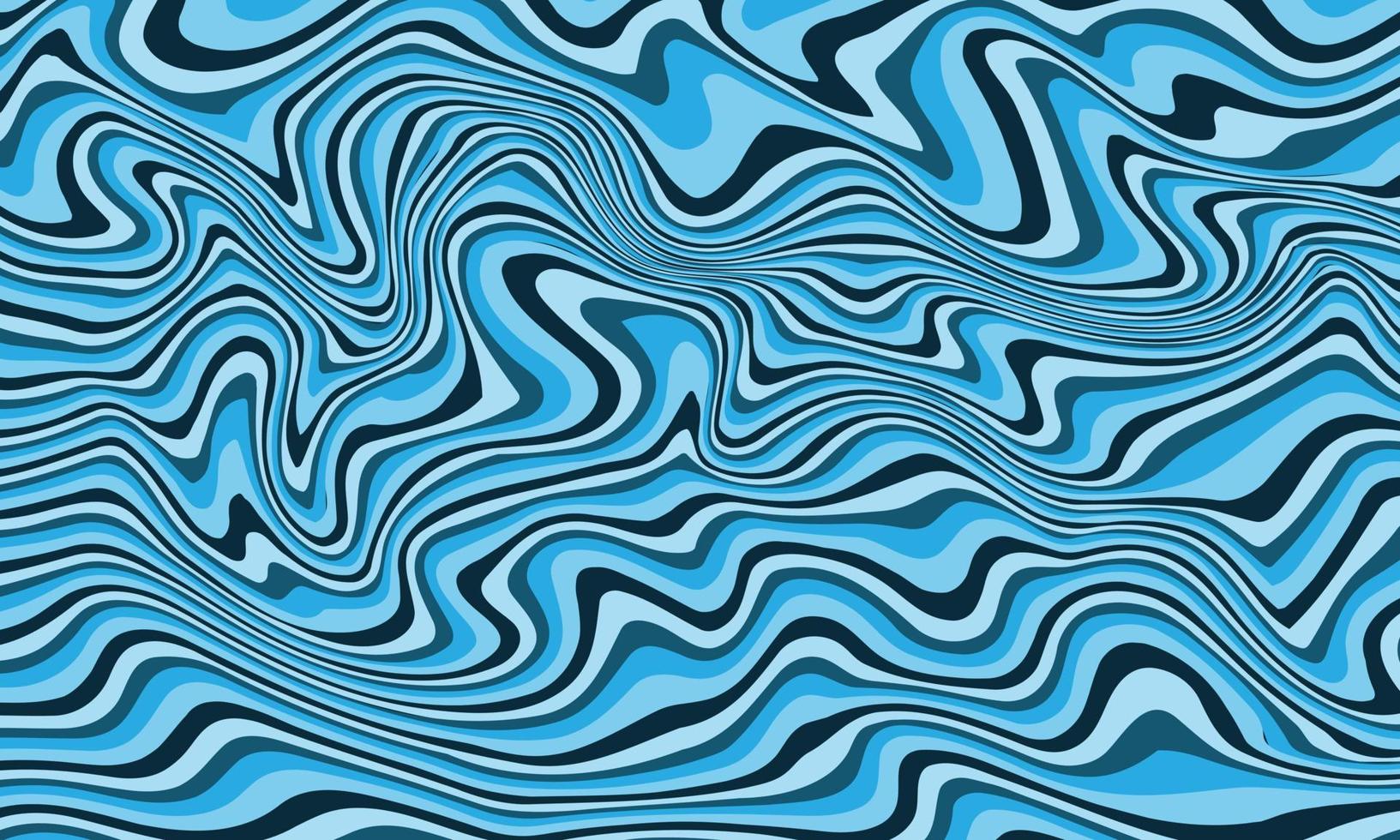 linee blu astratte onda sfondo vettoriale