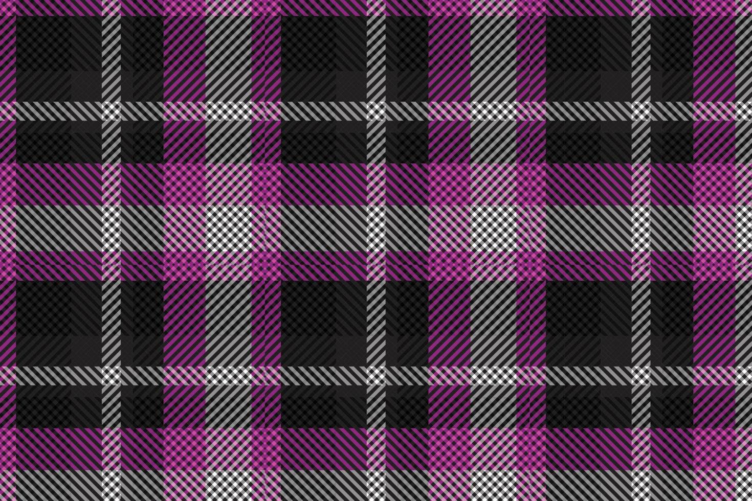 vettore senza cuciture del modello del plaid. sfondo a quadri tartan scuro strutturato